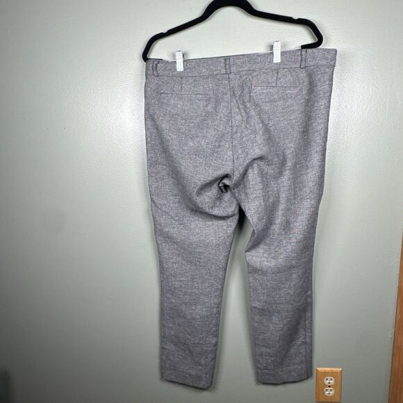 Kut From The Kloth Thick Heavy Knit Stretchy Tweed Look Ankle Pants Womens Sz 14 - Picture 3 of 14
